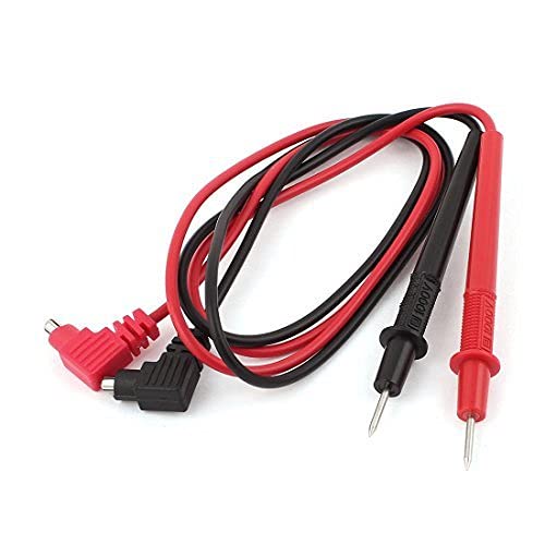 TECHDELIVERS® Banana Plug Digital Multimeter Probe Wires Test Tester Lead 1 Pair (Red & Black)-image-10