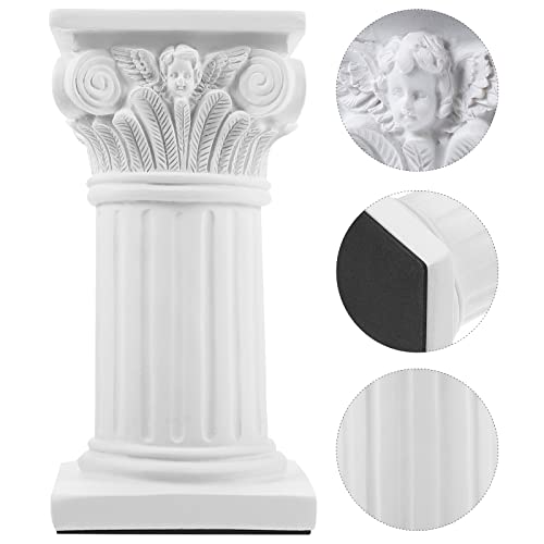 Mini Roman Pillar Greek Columns Resin Roman Column Classic Greek Statues Office Desktop Decor Architectural Sculpture Wedding Table Decoration Home Garden Ornament #TOP1