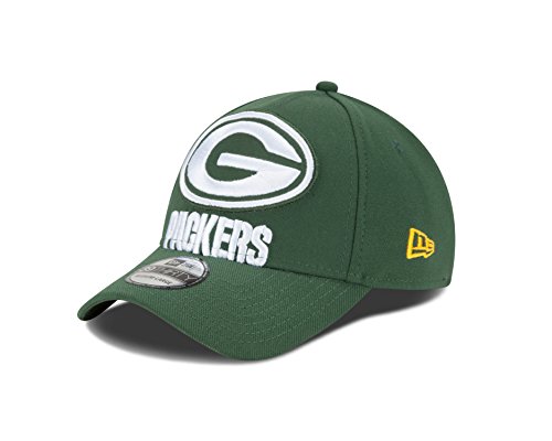 NFL Green Bay Packers Magnifier Classic 39Thirty Stretch Fit Cap, Green, Small/Medium