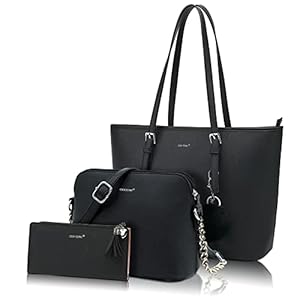 TANTOMI Handtasche Damen,Kleine Umhängetasche Damen,Tote Bag, Tasche Mittelgroß,Crossbody Bag,Handtaschen Damen Set Mit Quasten Geldbörse Damen und Pelz Kugel Plüsch Schlüsselring