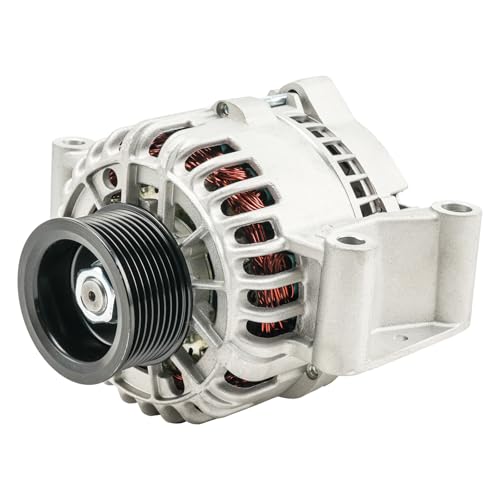 Image of KAX New Alternator Compatible With 2005-2007 Ford F250 /F350 Super Duty 6.0T V8, 2005 Excursion, 2004-2007 F450 /F550 Super Duty 8479N 12V 110Amp CW 8-Groove Pulley
