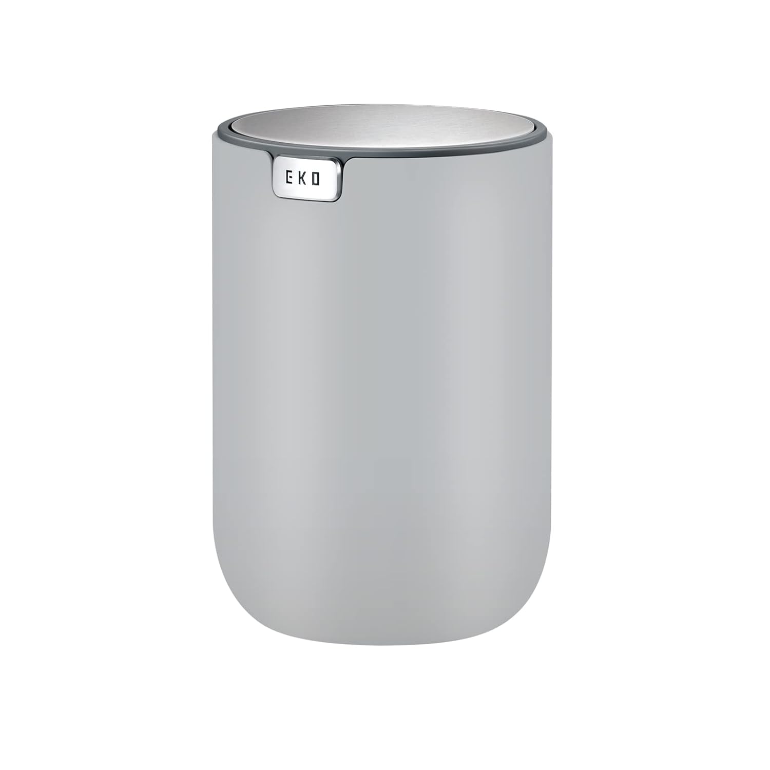 EKO Mini Desk Trash Can with SwingTop Lid 0.4 Gallon Small