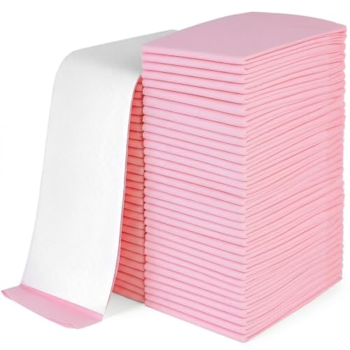Rocinha Large Disposable Changing Pads for Baby 24 x 17 Inches - Pink
