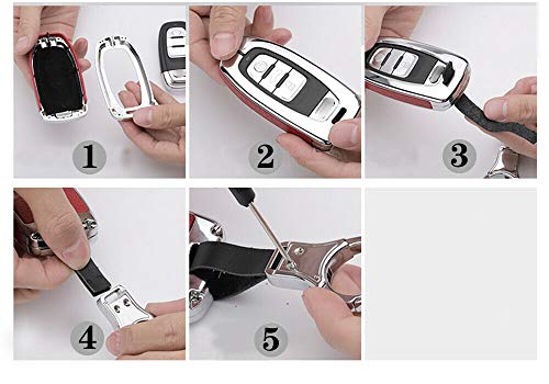 Ontto 1 Custodia per Chiave Auto per Mercedes Benz...