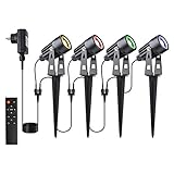 gartenleuchte solar test Diese Gartenstrahler set hat 2 m Kabellänge von pro strahler und eine Adapterlänge von 3 m, insgesamt 11 m.