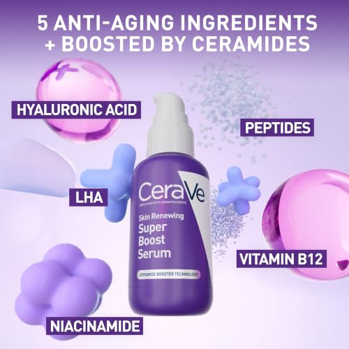CeraVe Super Boost Anti-Aging Serum with Peptides & Hyaluronic Acid - image 3