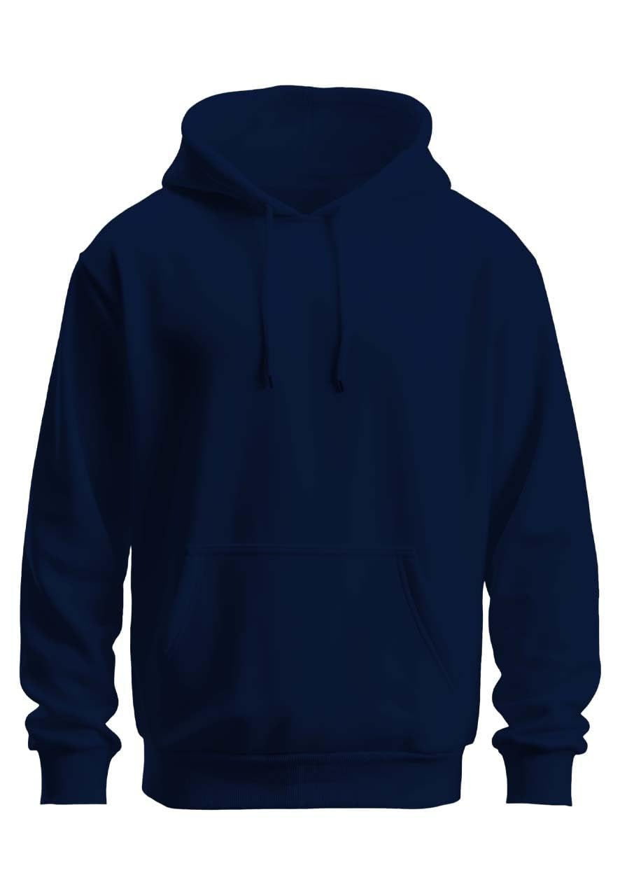 koverify Winter Wear Stylish Plain Solid Cotton Relaxed fit Hooded Hoodies for Unisex-picture-50