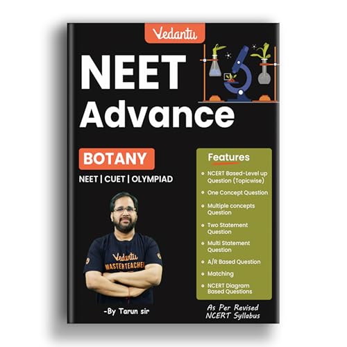 Image of Vedantu NEET Advance Botany Question Book | NEET-UG 2026, CUET & Olympiad Prep | NCERT Topicwise MCQs, Multi-Statement, Matching, A /R & Diagram-Based Practice
