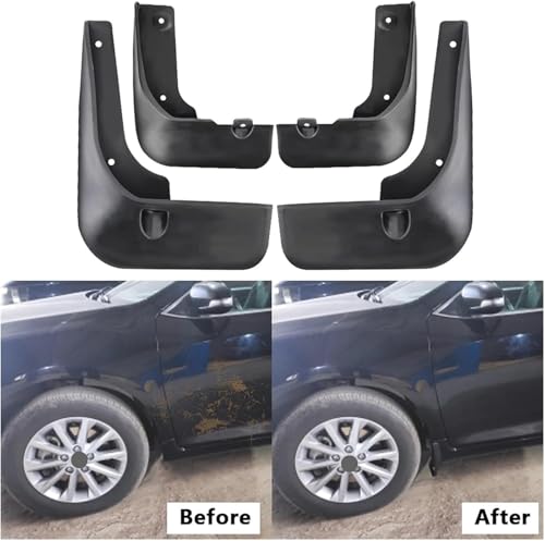 Guardabarros de ABS para Camry 2015-2017, juego de 4 piezas que protege la carrocería de tu coche 2