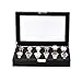 Produktbild NBVCX Wohnaccessoires Uhrenbox Herrenuhr Display Organizer Kohlefaser Pu Leder 12 Uhr Aufbewahrungskoffer Schmuck Organizer Display Box