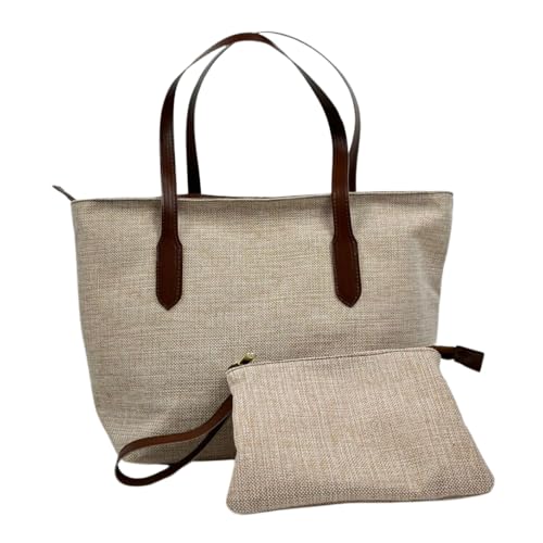 Grande Bolsa de Praia Feminina com Alça de Ombro