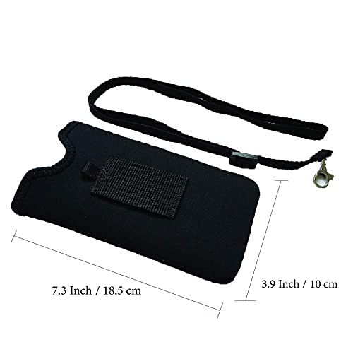 Tainada Men Women Neoprene Shockproof Phone Sleeve Pouch Carrying Case with Neck Lanyard, Belt Loop Holster for iPhone… - Image 5