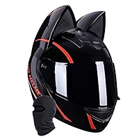Cat Ear Motorcycle Helmet Full Face Motorcycle Helmets With Cat