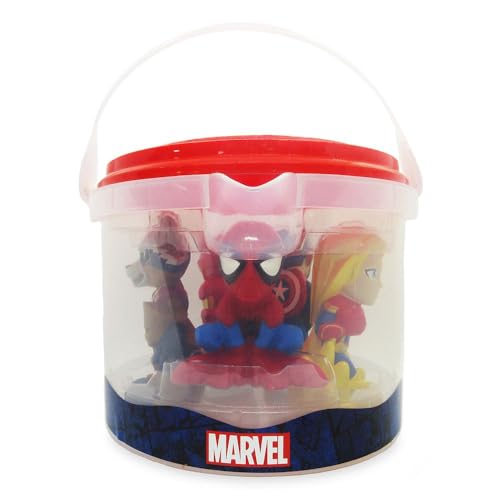 Image of Disney Store Official Bath Set (Avengers) - Kids Bath Accessories with Beloved Disney Characters - Colorful and Fun Bath Time Essentials for Kids - Suitable for All Ages