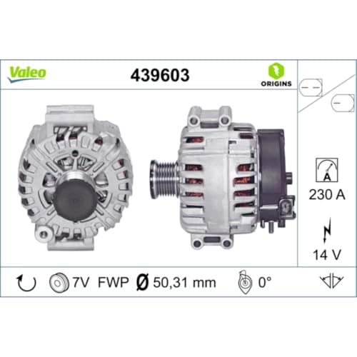Valeo 439603 OEM Alternator Compatible with BMW X5 3.0L 2007-2010 by Valeo - Image 4