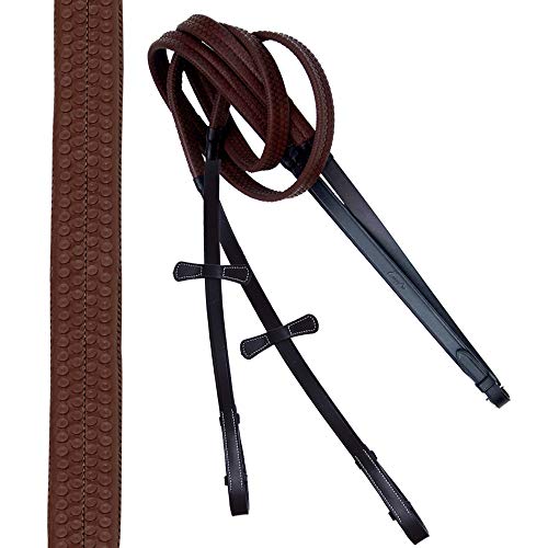 Exionpro Fancy Designer Stitched Square Raised Snaffle Noseband And Brow Band Mono Crown Piece Horse Bridle With Detachable Flash And Rubber Reins | Royal English Bridle #TOP5