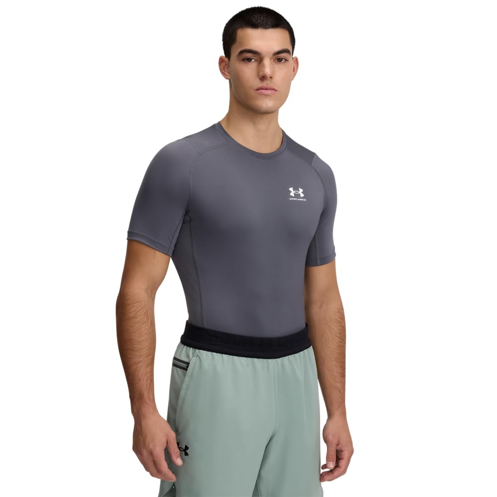 Under Armour HeatGear Compression - Maglietta a Maniche Corte da Uomo