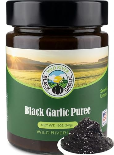 100% American Grown Black Garlic Puree, Wild River, Made in