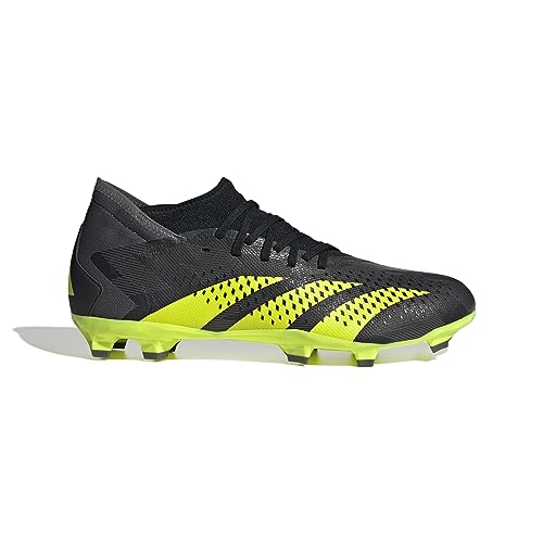 adidas Unisex Accuracy Injection.3 FG Soccer Cleat (Core Black/Team Solar Yellow/Grey Five, 7.5)