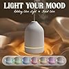 SALUBRITO Essential Oil Diffuser, 100ml Ultrasonic Aroma Diffuser for Essential Oil with Auto Shut-Off, 7 Colour LED Lights, Cool Mist Humidifier for Home, Office, Bedroom, White #3