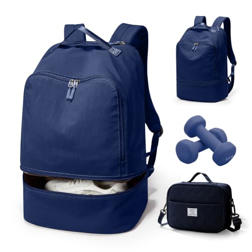 Image of Gym Backpack for Women Lightweight Sports Casual Daypack Blue