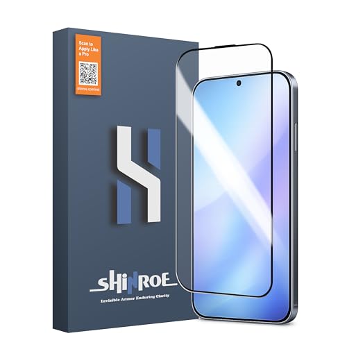 Image of Tempered Glass for Samsung Galaxy S23 | S22 (6.1 Inch) Military Grade 9H Screen Guard, Anti-Scratch, Shatterproof, Edge-to-Edge Full Coverage - Black Border