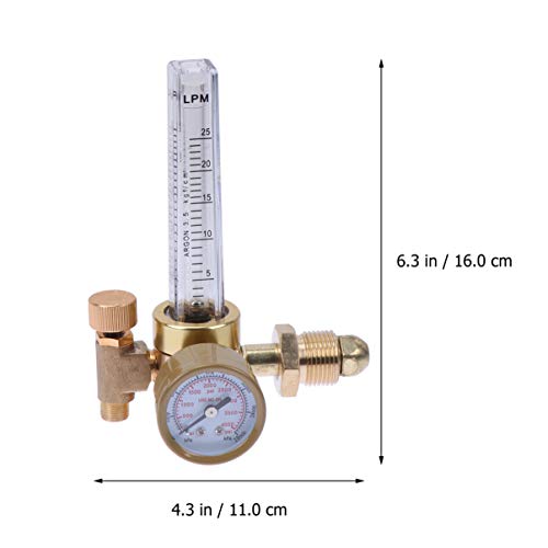 Regulador de gás ULTECHVO Argon CO2 para soldador TIG, acessório de soldagem de valores de gás G5/8-
