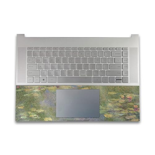 Image of Glossy Glitter Gaming Skin Compatible with HP Envy x360 16 inch (2023) - Water Lilies - Premium 3M Vinyl Protective Wrap Decal Cover - Easy to Apply | Crafted in The USA by MightySkins