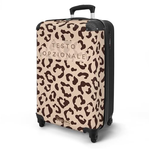NoBoringSuitcases.com® Valise Cabine 55x35x25 Personnalisable, Valise à roulettes, Bagages Rigide,