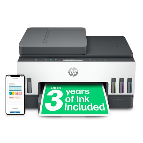 HP Smart Tank 7305 All in One Printer | Perfect for Home | Colour | Wireless | Print, Scan, Copy |...