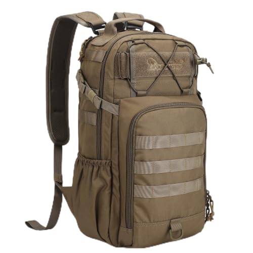 Mardingtop 25L Tactical Backpack, Molle Sling Bag for Men, Military Rucksack Crossbody Bag for Hiking Travel Camping Gym
