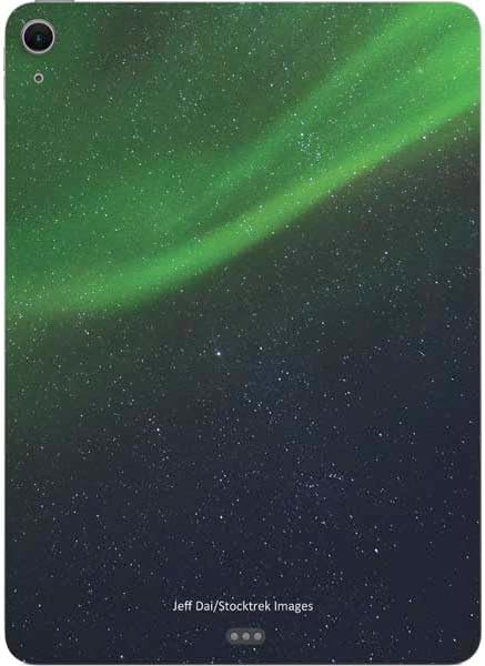Skinit Decal Tablet Skin Compatible with iPad Air 11in (2024-2025) - Officially Licensed StockTrek Aurora Borealis Dances Above The Arctic Ocean Design