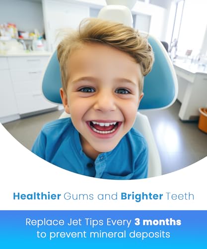 Replacement Tips for Waterpik Water Flosser (6 Classic Jet Tips), Waterpik replacement heads, Replacement Classic Jet Tips Compatible with Waterpik Oral Irrigator - Thumbnail 6