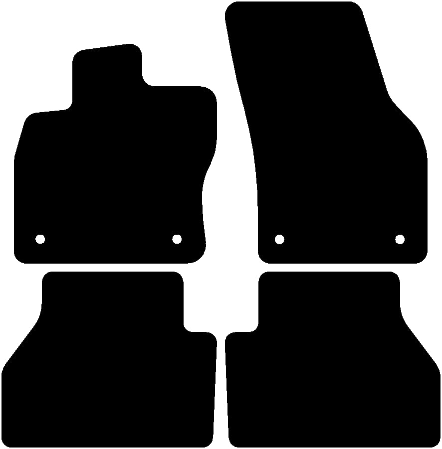 Tapis de sol Ford Connect Tourneo 2022-2026 antidérapant avec talonnette de renfort