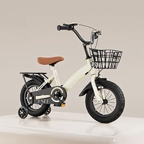 子供用自転車 グレー ブラウン Amazon | 自転車 子供子供自転車補助輪付き自転車カバー 子供用