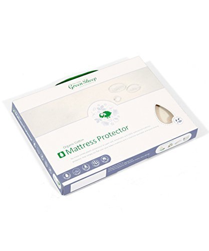 The Little Green Sheep Organic Waterproof Mattress Protector (Moses Basket Size) by BabyLand
