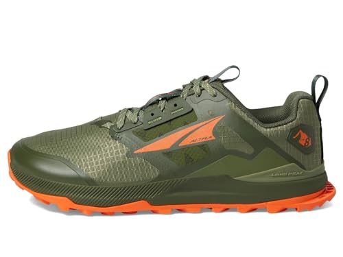 ALTRA Men's Lone Peak 8 Trail Running Shoe, Dusty Olive, 11.54
