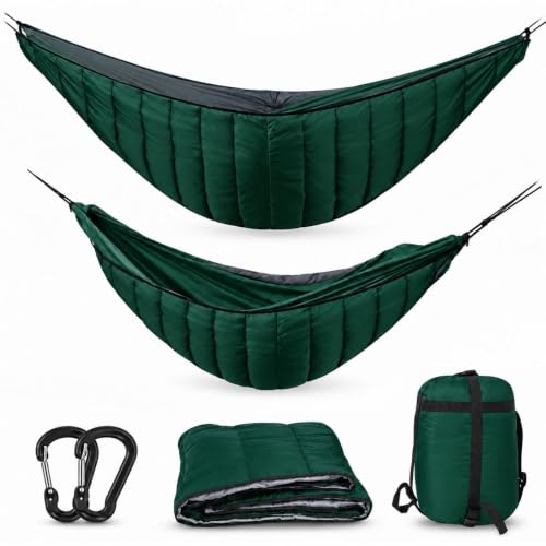 Camping Hammock Underquilt, Full Length Lightweight Warm Quilt 9.5 x 4.6 ft