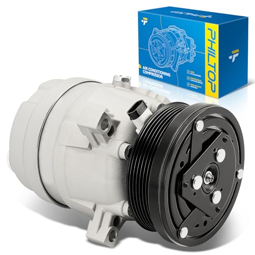 Image of PHILTOP 1520452 NEW AC Compressor w /Clutch for Chevy Impala 2000-2003 3.8L | for Pontiac Grand Prix 1997-2003 3.8L, Lumina /Intrigue 1998-1999 3.8L, Monte Carlo 1998-2003 3.8 Liter, Replaces# 1AMAC00042