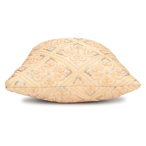 Image of LONGING TO BUY Indian Embroidered Pearl Potli Bag For Women, Sequence Design with Tassel, Wedding Potli Bags