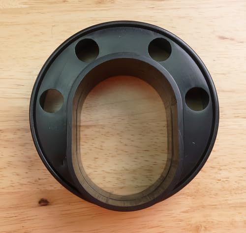 Miniatura 2 de Ozark Fence & Supply - Donut de poste de valla de vinilo ultraduradero - Adaptador de poste de acero de 2-38 pulgadas a poste de vinilo de 5