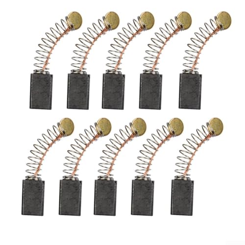 Escobillas de carbón de 12 x 8 x 5 mm, piezas de repuesto de motor eléctrico para herramientas eléctricas y electrodomésticos, 10 unidades