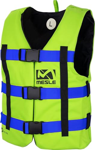 MESLE Schwimmweste Erwachsene Rental H600, Robuste Schwimmhilfe für Kommerziellen Verleih, Herren & Damen, 50N Auftriebsweste Sup, Kajak, Prallschutzweste Wakeboard, Wasserski, Jetski