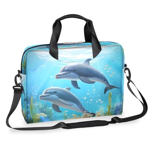 Bolso para Laptop 15.6-16 pulgadas con diseño de delfín miniatura 1