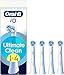 Oral-B iO Series Ultimate Clean Replacement Brush Heads, Original Round Head with Crisscross Bristles for Advanced Deep Cleaning and Plaque Removal, 4-Pack for Months of Hassle-Free Use at Home-Travel