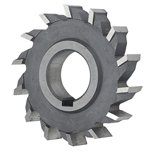 63x12 Straight Tooth Milling Cutter, Disc Gear Milling Cutter High Speed Steel Disc Gear Cutters Integral moldesing for Gear Processing moldes Manufacturing