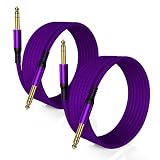 (Tu Libertad está Garantizada) Sea cual sea la longitud que elijas, este cable te da amplio espacio para moverte y experimentar con tu estilo de interpretación. La malla trenzada de cobre proporciona un aislamiento superior contra interferencias, asegurando un sonido cristalino sin ruidos ni zumbidos.