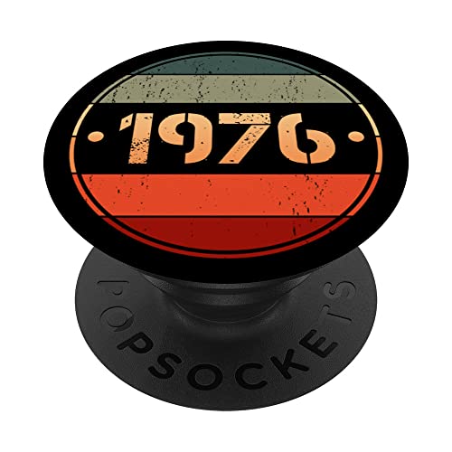Popsockets vintage 1976 edición limitada 1976 cumpleaños 1976 PopSockets PopGrip Intercambiable