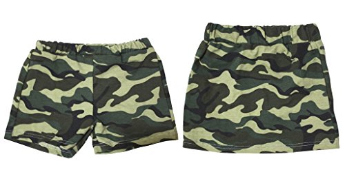 Jupe crayon fille noir green bicolore coupe large