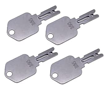 Construction Ignition Keys, 10 Pack 166 Forklift Key Hyster Heavy Equipment Keys For Clark Yale Hyster Komatsu Crown